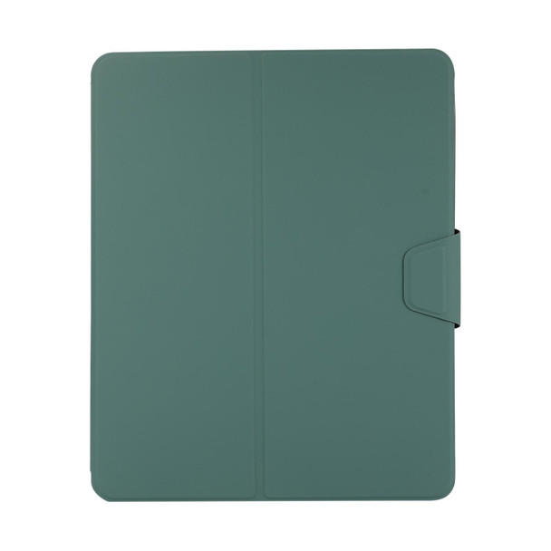 Electric Pressed Texture Horizontal Flip Leatherette Tablet Case with Holder & Pen Slot - iPad Pro 12.9 2021(Dark Green)