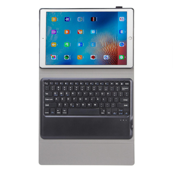 A129 TPU Detachable Bluetooth Keyboard Leatherette Case with Bracket - iPad Pro 12.9 inch 2015 / 2017(Black)