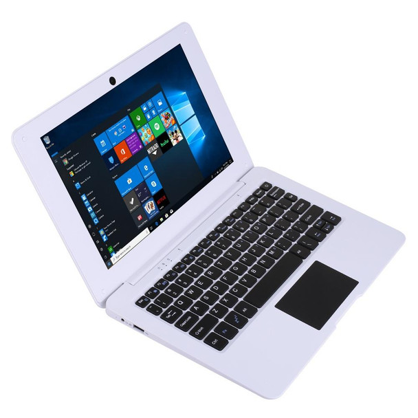 PC-A133 10.1 inch Laptop, 2GB+64GB, Android 12.0 OS,  Allwinner A133 Quad Core CPU, Support TF Card & Bluetooth & WiFi, EU Plug(White)