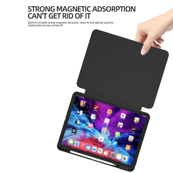 Magnetic Split Leather Smart Tablet Case - iPad Pro 11 2021(Ice White)