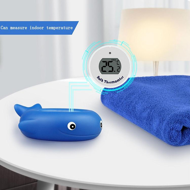 2 PCS Little Fish Baby Bath Electronic Thermometer Bathtub Pool Water Thermometer(Blue)