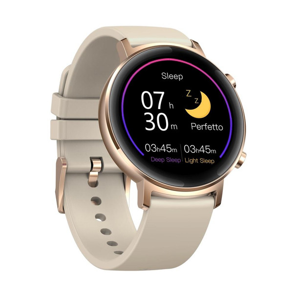 Zeblaze GTR 1.3 inch IPS Color Screen Bluetooth 5.1 30m Waterproof Smart Watch, Support Sleep Monitor / Heart Rate Monitor / Women Menstrual Cycle Reminder / Sports Mode(Gold)