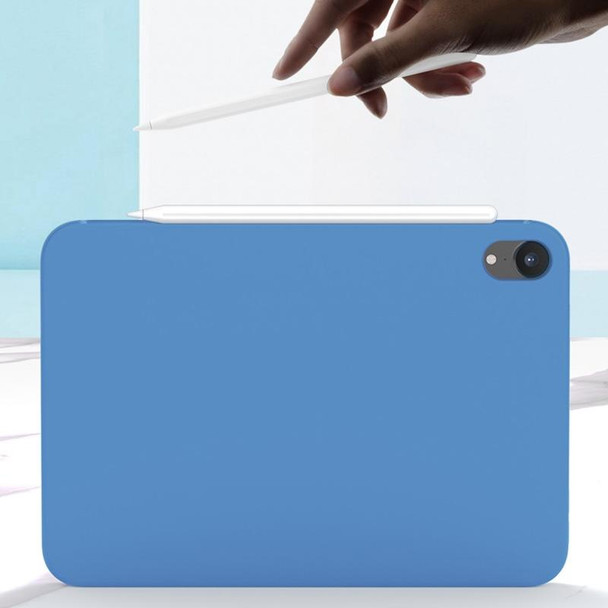 Mutural Silicone Microfiber Tablet Case - iPad mini 6(Black)