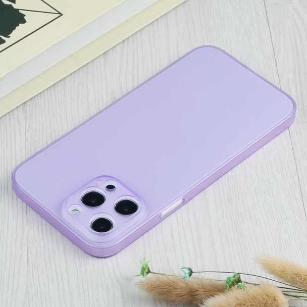 Camera Precision Hole PP Protective Case - iPhone 13 Pro(Purple)