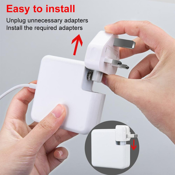 Travel Power Adapter for Apple, EU  Travel charger(White)