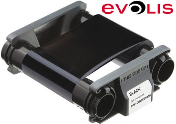 Evolis Black Monochrome Printer Ribbon