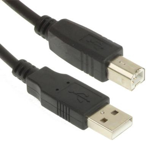 USB 2.0 Printer Extension AM to BM Cable, Length: 3m(Black)