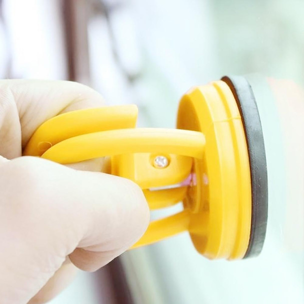 2 PCS Mini Car Dent Repair Puller Suction Cup Bodywork Panel Sucker Remover Tool(Yellow)