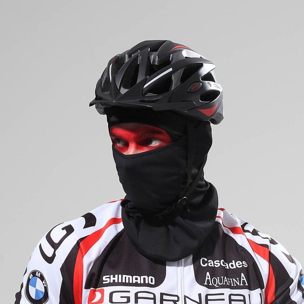 Balaclava Style Unisex Elastic Biking Head Mask(Black)