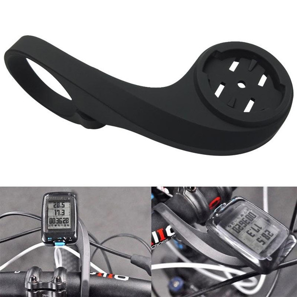 Timer Code Fixed Seat Speed Connection Extension Bracket Mountainous Bicycle Parts(Black)