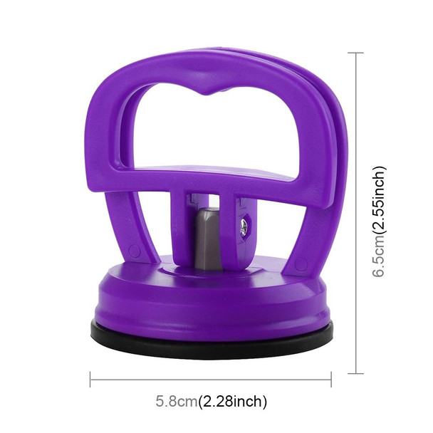 2 PCS Mini Car Dent Repair Puller Suction Cup Bodywork Panel Sucker Remover Tool(Purple)