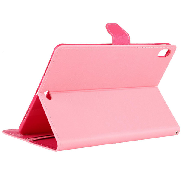 GOOSPERY FANCY DIARY Horizontal Flip PU Leather Case with Holder & Card Slots & Wallet - iPad Air (2020)(Pink)