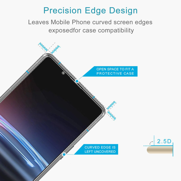 Sony Xperia Pro-I 50 PCS 0.26mm 9H 2.5D Tempered Glass Film