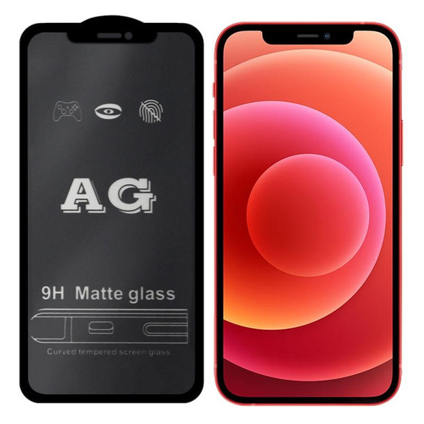 AG Matte Frosted Full Cover Tempered Glass Film - iPhone 12 mini