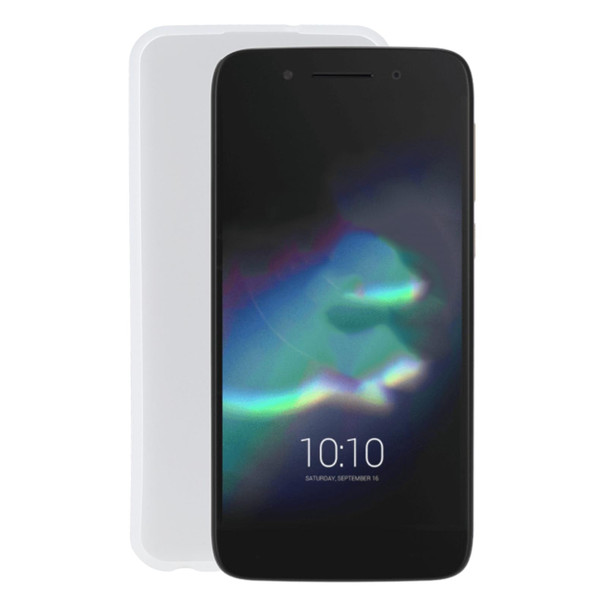 TPU Phone Case - Alcatel idol 5 (6058)(Transparent White)