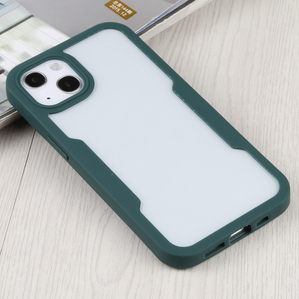 Acrylic + TPU 360 Degrees Full Coverage Shockproof Protective Case - iPhone 13(Green)