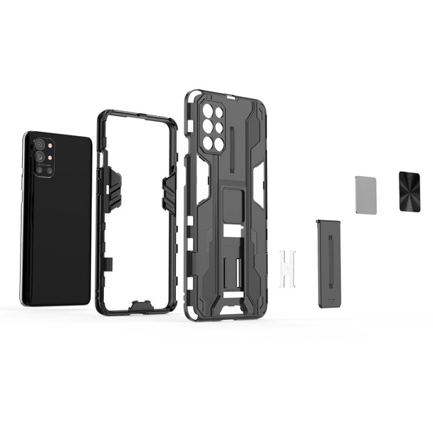 OnePlus 9R Supersonic PC + TPU Shock-proof Protective Case with Holder(Green)