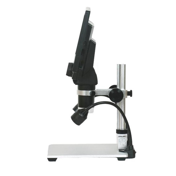 G1200D 7 Inch LCD Screen 1200X Portable Electronic Digital Desktop Stand Microscope(EU Plug Without Battery)