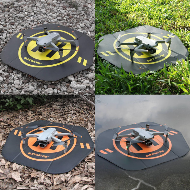 Sunnylife Drone Universal Double Sided Foldable Leather Helipad,Size:55 x 50cm