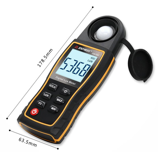 SNDWAY SW582 Handheld Digital Illuminance Meter High-Precision Digital Light Meter(SW582)