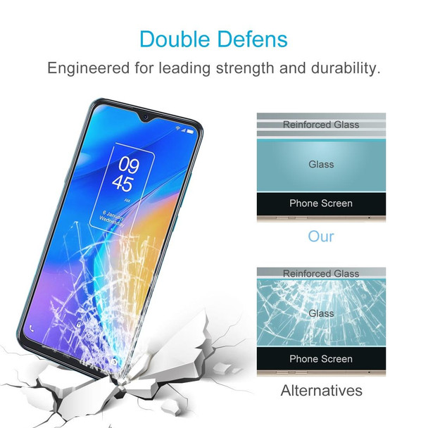 0.26mm 9H 2.5D Tempered Glass Film - TCL 20 SE