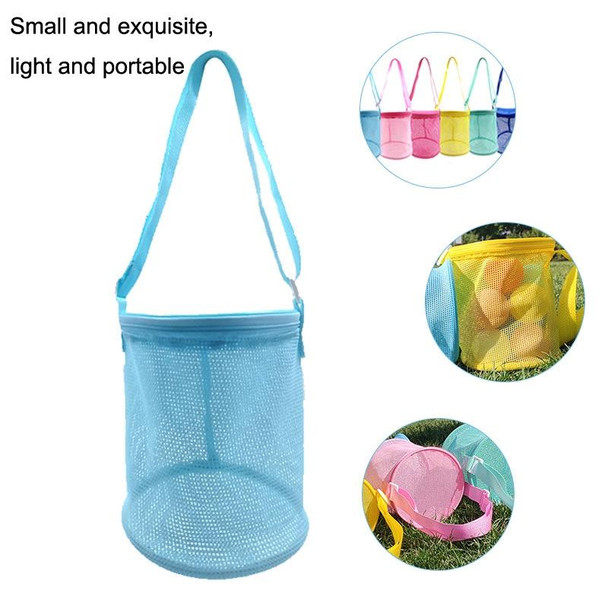 2PCS Children Outdoor Wild Picking Bag Cylinder Butterfly Dragonfly Collection Bag(Blue)