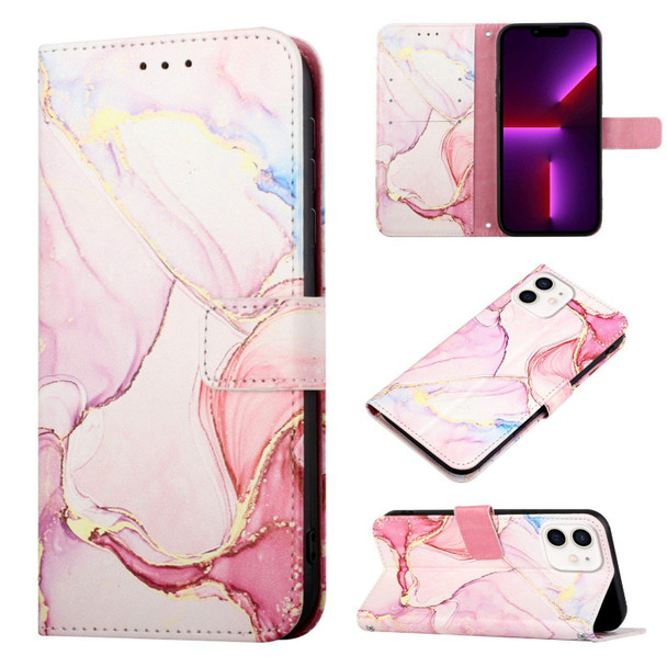 PT003 Marble Pattern Flip Leather Phone Case - iPhone 12(LS005)