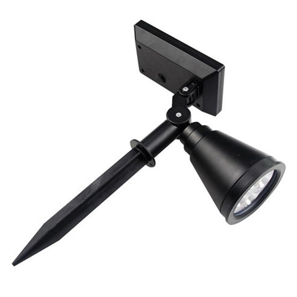 YWXLight Solar Lights 2-in-1 Waterproof 4 LED Solar Spotlight Adjustable Wall Light Landscape Light Security Lighting