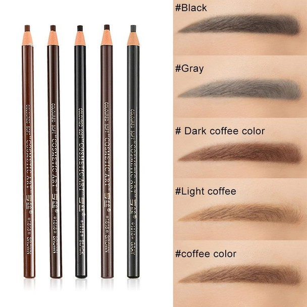 5 PCS 5 Colors Waterproof Sweatproof Eyebrow Pencils Coloured Eyebrow Pen Tools