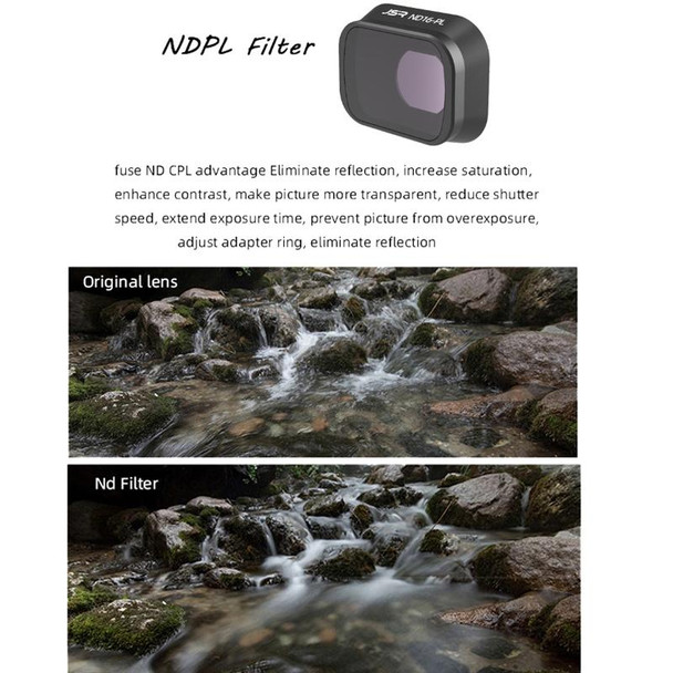 JUNESTAR Filters for DJI Mini 3 Pro,Model: ND16PL JSR-1663-10