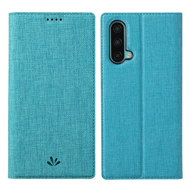 OnePlus Nord CE 5G ViLi DMX Series Magnetic Attraction Leather Phone Case(Blue)