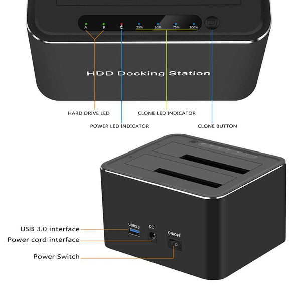 USB 3.0 HDD Docking Station