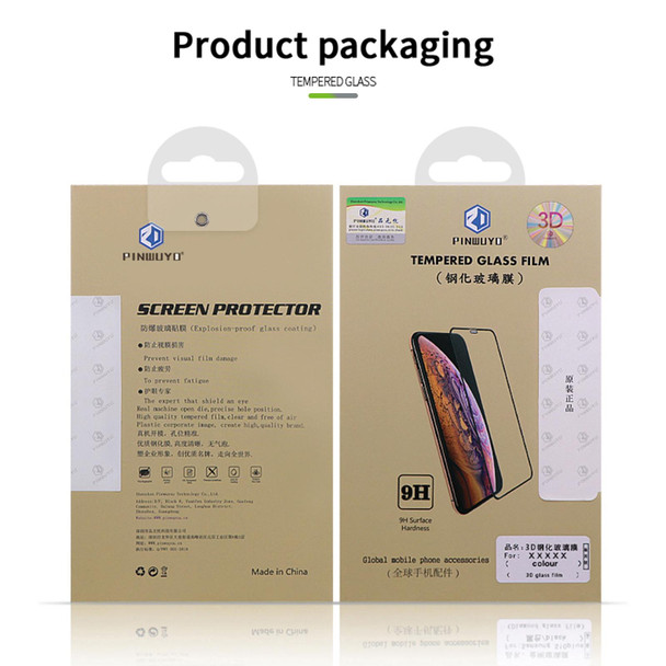 PINWUYO 9H 3D Curved Full Explosion-proof Tempered Glass Film - iPhone 14 Max