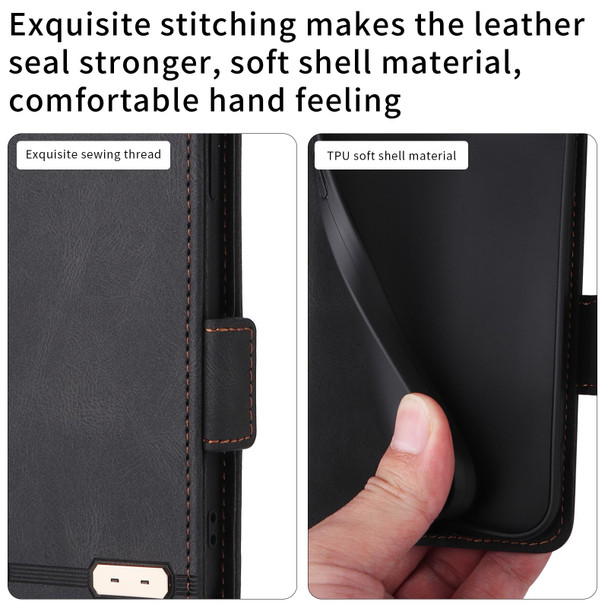 Sony Xperia 1 II Magnetic Clasp Leather Phone Case(Black)