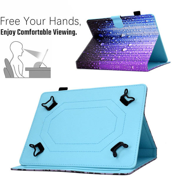 10 inch Tablet Electric Pressed TPU Leatherette Tablet Case(Water Droplets)