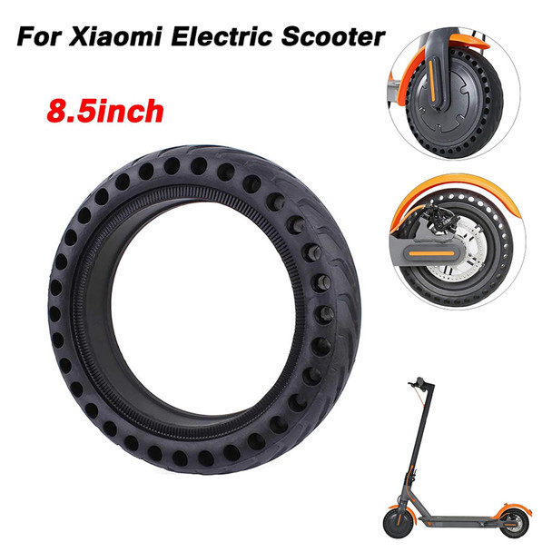 8.5 Inch Electric Scooter Honeycomb Anti-Explosive Tire Resistant Rubber Tire - Xiaomi Mijia M365 / M365 Pro(Black)