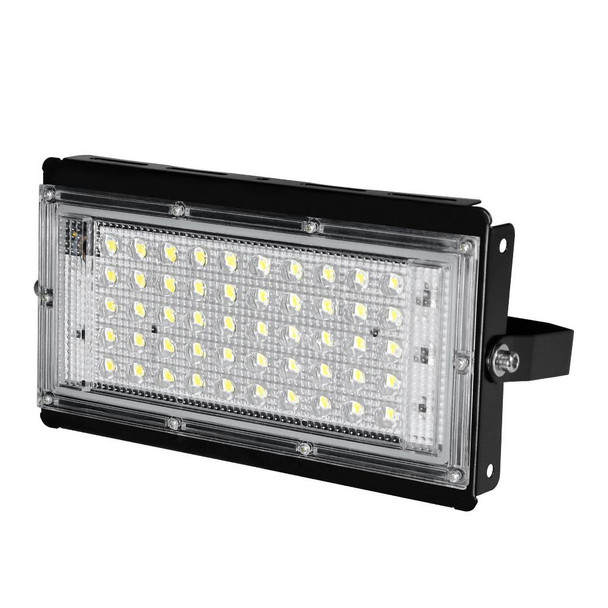 Waterproof LED Flood Light Outdoor Garden Light Construction Site Lighting Project Light, Specs: 50W 50 Beads (Cool White)