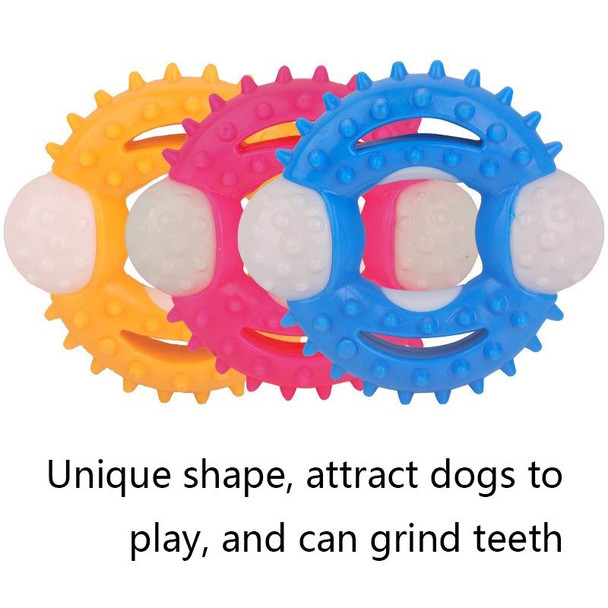 2 PCS BG-W177 Pet Toys Chew-Resistant Teeth Teeth Cleaning Dog Toys, Color Pink