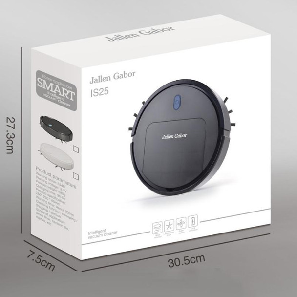 Jallen Gabor IS25 Household Charging Automatic Sweeping Robot Smart Vacuum Cleaner, Product specifications: 25X25X6cm