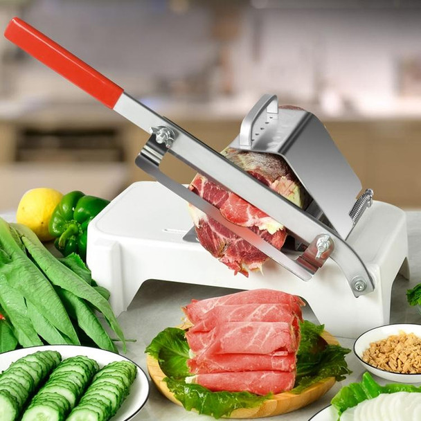 Lamb Slicer Household Manual Vegetable Cutter Meat Slicer(White)