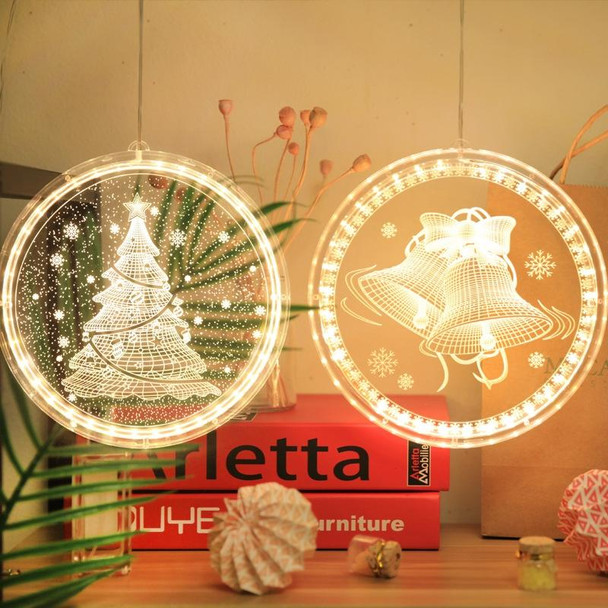 Christmas Decoration Light LED Holiday 3D Hanging Lamp, Power:USB(house)