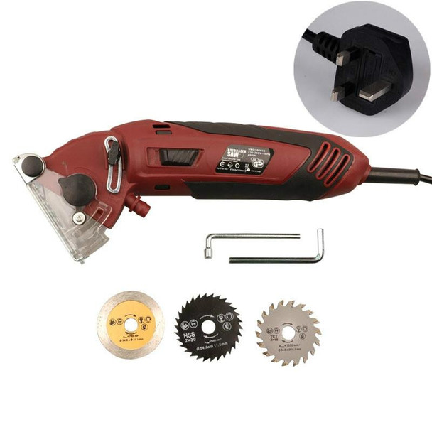 400W Multifunctional Metal Saw Electric Saw Cutting Machine Handheld Electric Saw, Specification:UK Plug