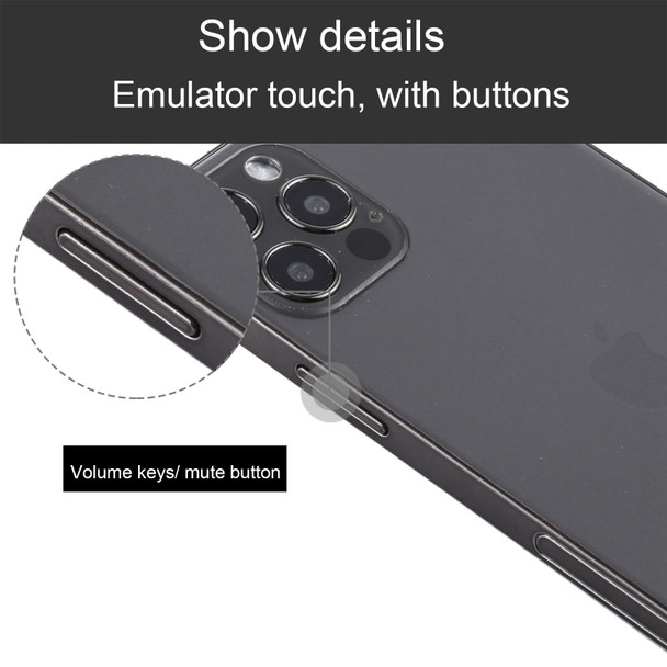 Black Screen Non-Working Fake Dummy Display Model for iPhone 12 Pro Max (6.7 inch)(Grey)