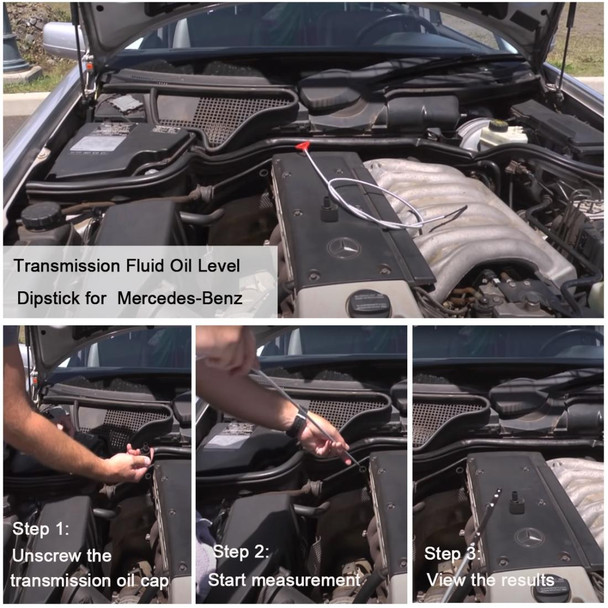 Car Flexible Transmission Gearbox Oil Dipstick 1220mm Oil Measuring Rod 140589152100 for Mercedes-Benz