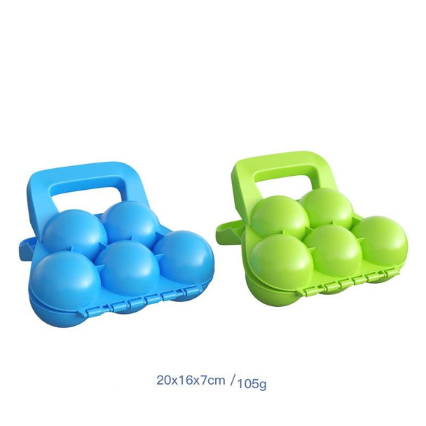 2 PCS Five Goals Children Winter Outdoor Playing With Snow Grippers Snowball Fight Tools, Random Color Delivery