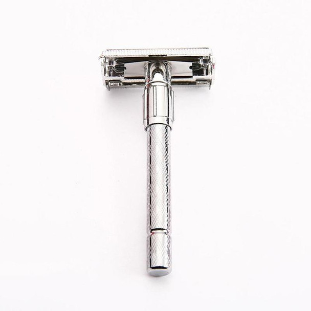2 PCS Adjustable Safety Classic Stainless Steel Razor Men Safety Double Edge Blade Shaving