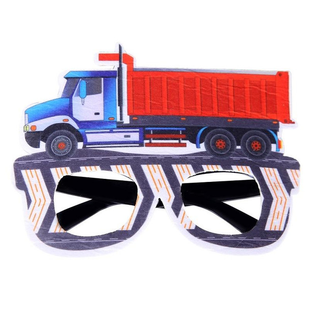 3 PCS Children Birthday Party Funny Glasses Photo Props(Truck)