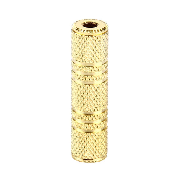Gold Plated 3.5mm Female to 3.5mm Stereo Jack Adaptor Socket Adapter