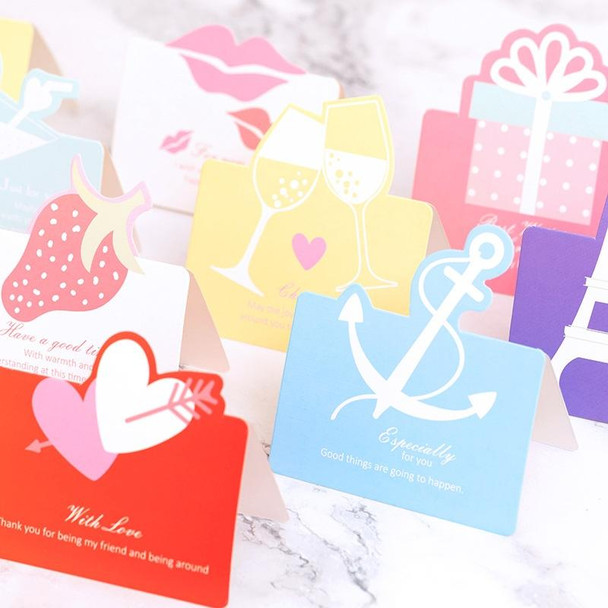 100 PCS Three-dimensional Hollow Greeting Cards(Arrow through the Heart)