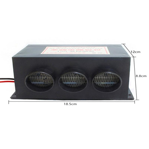 Engineering Vehicle Electric Heater Demister Defroster, Specification:DC 12V 3-hole
